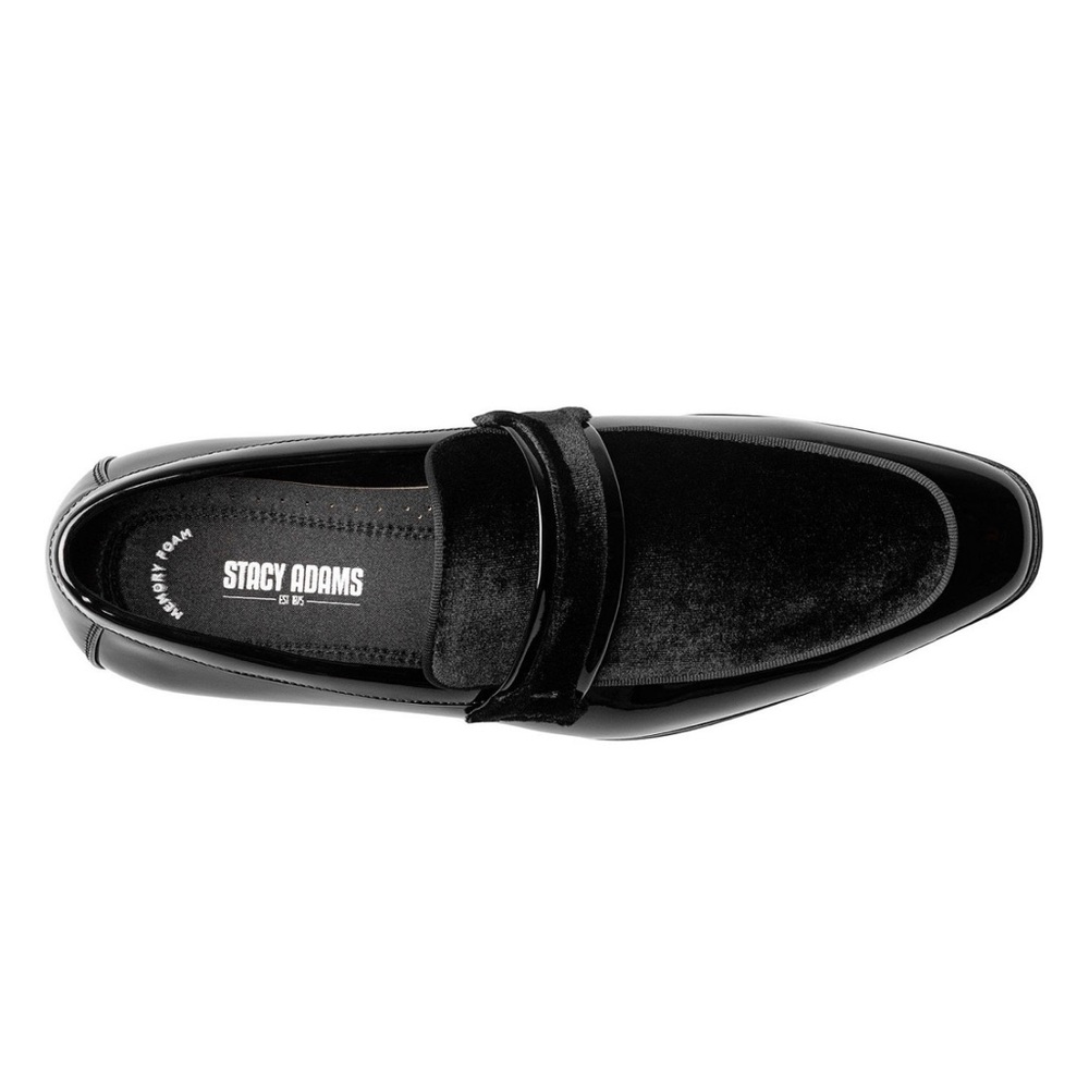 Stacy Adams Men's Spratley Moc Toe Saddle Slip On Loafer- Size 10.5W- Wide Width - Picture 6 of 15
